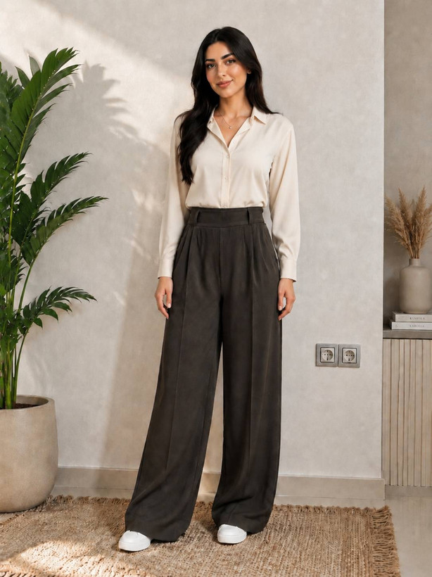 شلوار پارچه ای کاترین لخت